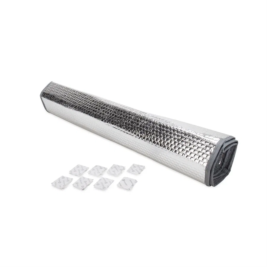 45161 – CAMCO Window Shade, RV Window Manual 50 Inch Width x 26 Inch Height Reflective Surface Hook and Loop Mounting